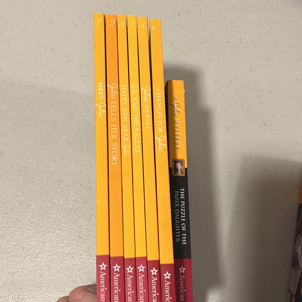 Set of 7 American Girl Julie Books - Picture 2 of 4